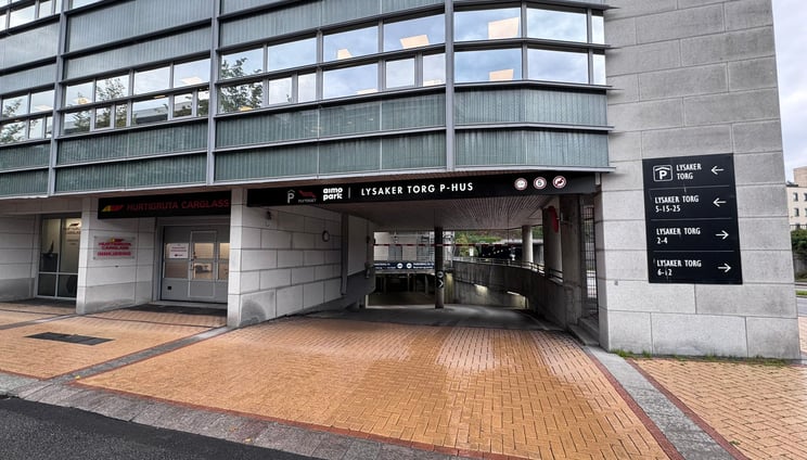 Lysaker Torg P-hus